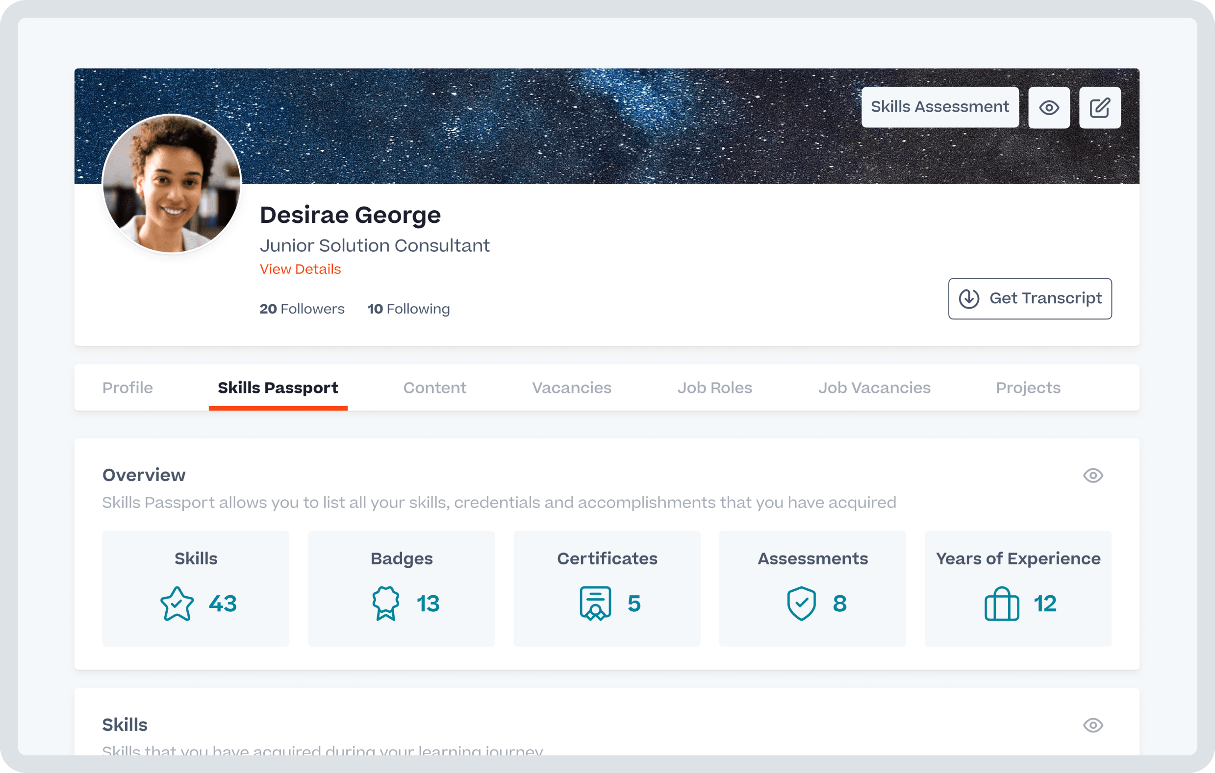 Screenshot del prodotto software di Cornerstone.